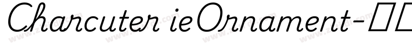 Charcuter ieOrnament字体转换